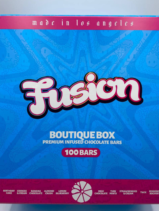 Fusion 100 Bars Boutique Box 10 Flavors